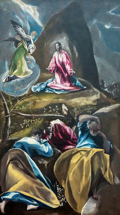 Jesus in the Garden of Olives by El Greco